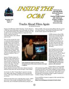 November 2014 Volume 5 Issue 11 Inside the OC&E