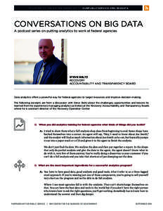Conversations on Big Data: Steve Beltz