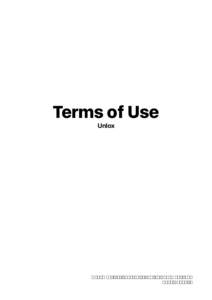 Terms of Use Unlox Document last updated Friday, 29 December 2017 Kane Cheshire