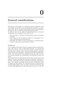 0 General considerations The purpose of this chapter is to explain the general organisation of the book, despite the fact that we hope the handbook is accessible to an unprepared reader. For the customary mathematical no