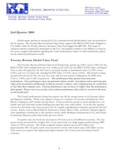 Microsoft Word - Global-American Value Fund Commentary.FINAL2[removed]doc