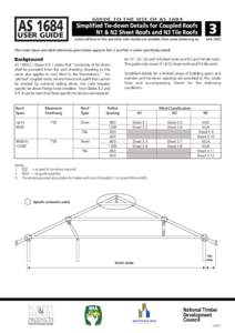 AS 1684 USER GUIDE GUIDE TO THE USE OF AS 1684