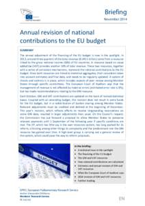 Briefing European Parliamentary Research Service