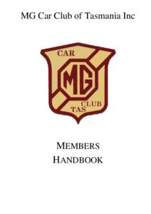 MG Car Club / MG Cars / Hobart / Mini / Transport / Private transport / British brands
