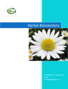 Herbal Biosolutions  Herbal Biosolutions – Herbal Extracts Catalog www.herbalbiosolutions.com