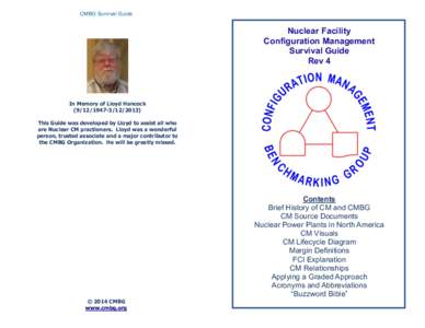 CMBG Survival Guide  Nuclear Facility Configuration Management Survival Guide Rev 4