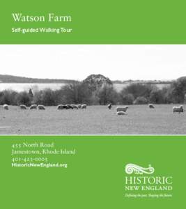 Watson Farm Self-guided Walking Tour 455 North Road Jamestown, Rhode Island[removed]