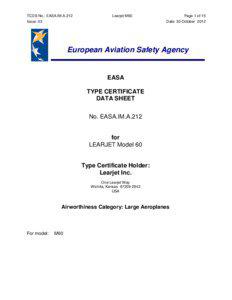 TCDS No.: EASA.IM.A.212 Issue: 03