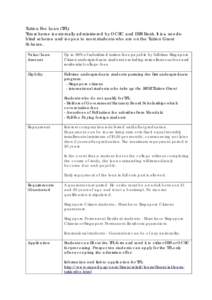 Student financial aid in the United States / Postgraduate education / Public housing in Singapore / Central Provident Fund / Education / Tuition payments / Tuition fees in the United Kingdom