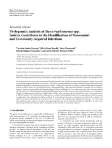 Phylogenetic Analysis of Stenotrophomonas spp. Isolates Contributes to the Identification of Nosocomial and Community-Acquired Infections