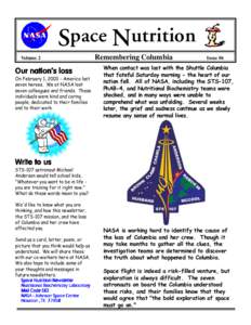 Edwards Air Force Base / STS-107 / Space Shuttle Columbia / Columbia: The Tragic Loss / STS-1 / Space Shuttle / Payload Specialist / STS-121 / Spaceflight / Human spaceflight / Manned spacecraft