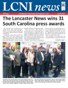 LCNI news 18 Pages Landmark Community Newspapers, LLC  April 2017