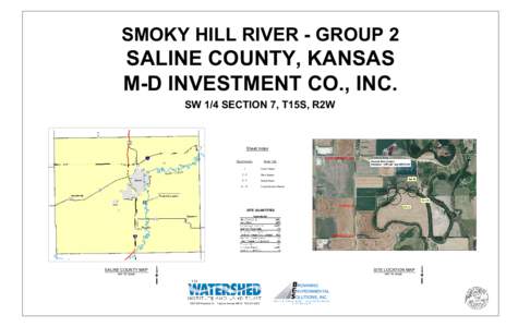 SMOKY HILL RIVER - GROUP 2  SALINE COUNTY, KANSAS M-D INVESTMENT CO., INC. SW 1/4 SECTION 7, T15S, R2W