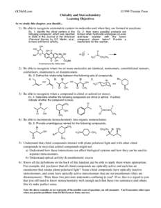 Diastereomer / Stereoisomerism / Stereocenter / Enantiomer / Isomer / Absolute configuration / Racemic mixture / Specific rotation / Meso compound / Chemistry / Stereochemistry / Chirality
