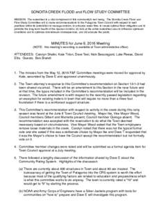 SONOITA CREEK FLOOD and FLOW STUDY COMMITTEE MISSION: The watershed is a vital component of this community’s well being.  The Sonoita Creek Flood and Flow Study Committee will (i) make recommendations to the Patagonia