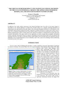 Extinction events / Dinosaurs / Tourism in Mexico / Climate history / Cretaceous / Yucatán Peninsula / Chicxulub crater / Cenote / Chicxulub / Historical geology / Geologic time scale / Phanerozoic