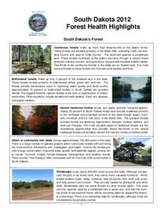 2012 SD Forest Health Highlights.pub