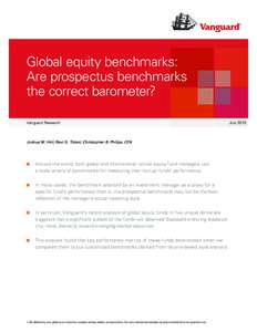 The buck stops here: Global equity