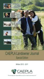 CAEPLA Landowner Journal Winter2010