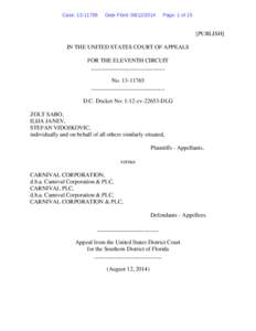 Corporations law / Legal entities / De facto corporation and corporation by estoppel / Carnival Corporation & plc / Dual-listed company / Corporation / Incorporation / Federal Rules of Civil Procedure / Lawsuit / Law / Business law / Types of business entity