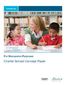 OCTOBER[removed]For Discussion Purposes Charter School Concept Paper