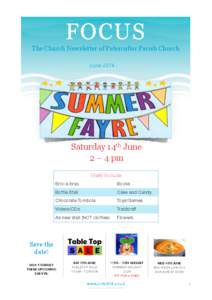 JUNE[removed]FOCUS FOCUS The Church Newsletter of Peterculter Parish Church