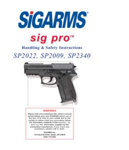 Small arms / Firearm safety / Safety / Trigger / Sauer 38H / Heckler & Koch USP / Mechanical engineering / Semi-automatic pistols / .357 SIG firearms