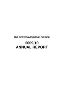 MID-WESTERN REGIONAL COUNCIL[removed]ANNUAL REPORT  MID-WESTERN REGIONAL COUNCIL