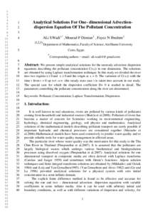 Ordinary differential equations / Partial differential equations / Heat equation / Mathematical analysis / Error function / Gaussian function