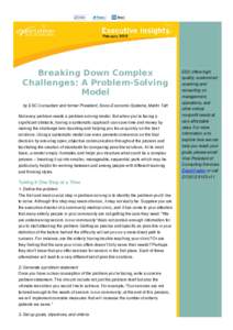 Decision theory / Neuropsychology / Problem statement / Clinical psychology / Problem / Psychology / Rational planning model / Multi-criteria decision analysis / Problem solving / Neuropsychological assessment / Educational psychology