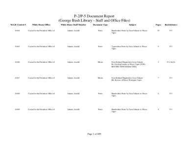 Speech synthesis / Politics of the United States / United States / Alexander Liberman / Memoranda / C. Boyden Gray / Watergate tapes / Government