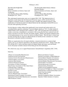 Ethanol fuel / Energy policy / Emission standards / Ethanol / Association of Global Automakers / Energy Independence and Security Act / United States Environmental Protection Agency / Common ethanol fuel mixtures / Ethanol fuel in the United States / Chemistry / Energy / Biofuels