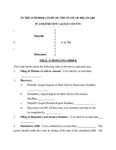 Civil procedure / Motion / Summary judgment / Daubert standard / Alternative dispute resolution / Discovery / Voir dire / Federal Rules of Civil Procedure / Wisconsin Circuit Court / Law / Juries / Legal procedure