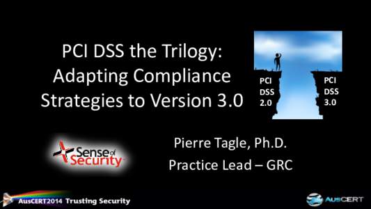 PCI DSS the Trilogy: Adapting Compliance Strategies to Version 3.0 PCI DSS