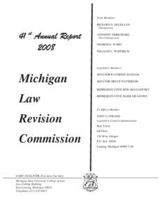 Year of birth missing / National Conference of Commissioners on Uniform State Laws / Thomas M. Cooley Law School / University of Michigan Law School / Edward Gaffney / East Lansing /  Michigan / Michigan / Lawyers / Richard D. McLellan