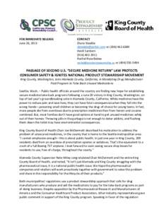 Microsoft WordKing County Pharm Law - CoBranded National Press Release.docx