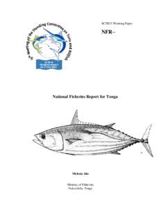 SCTB15 Working Paper  NFR− National Fisheries Report for Tonga