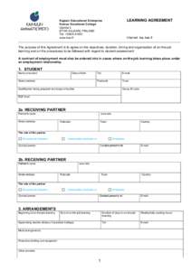 Microsoft Word - NUAS ja AIKO Learning agreement FINAL[removed]doc