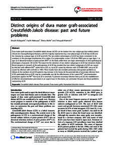 Medicine / PRNP / Prion / Creutzfeldt–Jakob disease / Bovine spongiform encephalopathy / Kuru / Lyodura / Scrapie / Dura mater / Transmissible spongiform encephalopathies / Health / Biology