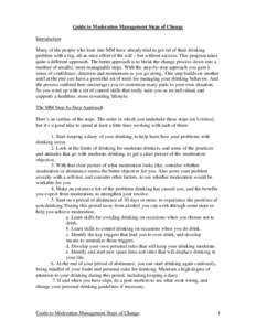 Alcohol abuse / Drinking culture / Substance abuse / Alcohol / Health / Psychiatry / Drug rehabilitation / Moderation Management / Positive mental attitude / Alcoholism / Drink / Alcoholic drink