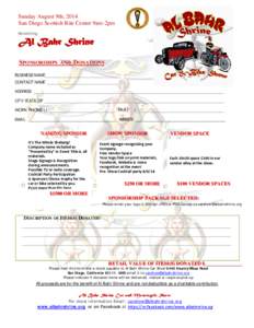 Microsoft Word - Car Show Sponsor Form