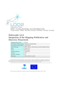 Collaborative Project  LOD2 - Creating Knowledge out of Interlinked Data Project Number: [removed]Start Date of Project: [removed]