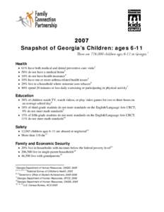 Georgia / Southern United States / Education in Georgia / Criterion-Referenced Competency Tests