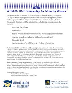 Microsoft Word - WO scholarship flyer.doc