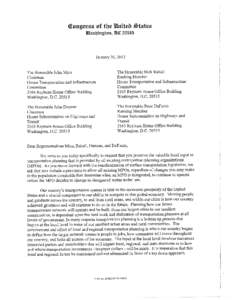 Peter DeFazio / Nick Rahall / Regional Transportation Plan / Don Young / Human geography / West Virginia / State governments of the United States / United States House Transportation Subcommittee on Highways and Transit / Transportation planning / Metropolitan planning organization / United States House Committee on Transportation and Infrastructure