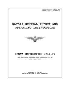 Aviation / Aeronautics / Flight training / NATOPS / Aviation law