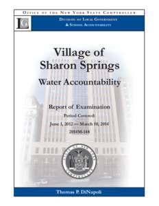 Comptroller / Non-revenue water / Audit