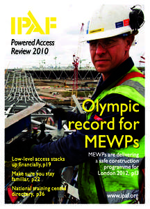 Powered Access Review 2010 Olympic record for MEWPs