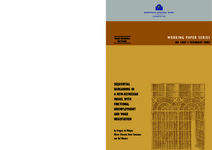 WAGE DYNAMICS NETWORK Sequential bargaining in a new-Keynesian
