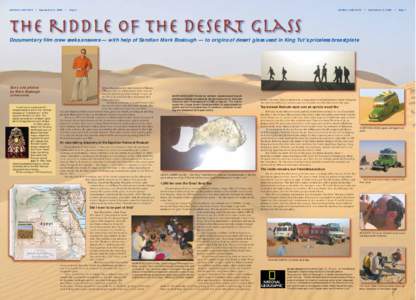 Cyrenaica / Dunes / Libyan desert glass / Deserts and xeric shrublands / Libyan Desert / Egyptian Sand Sea / Egypt / Sand / Glass / Physical geography / Africa / Sahara